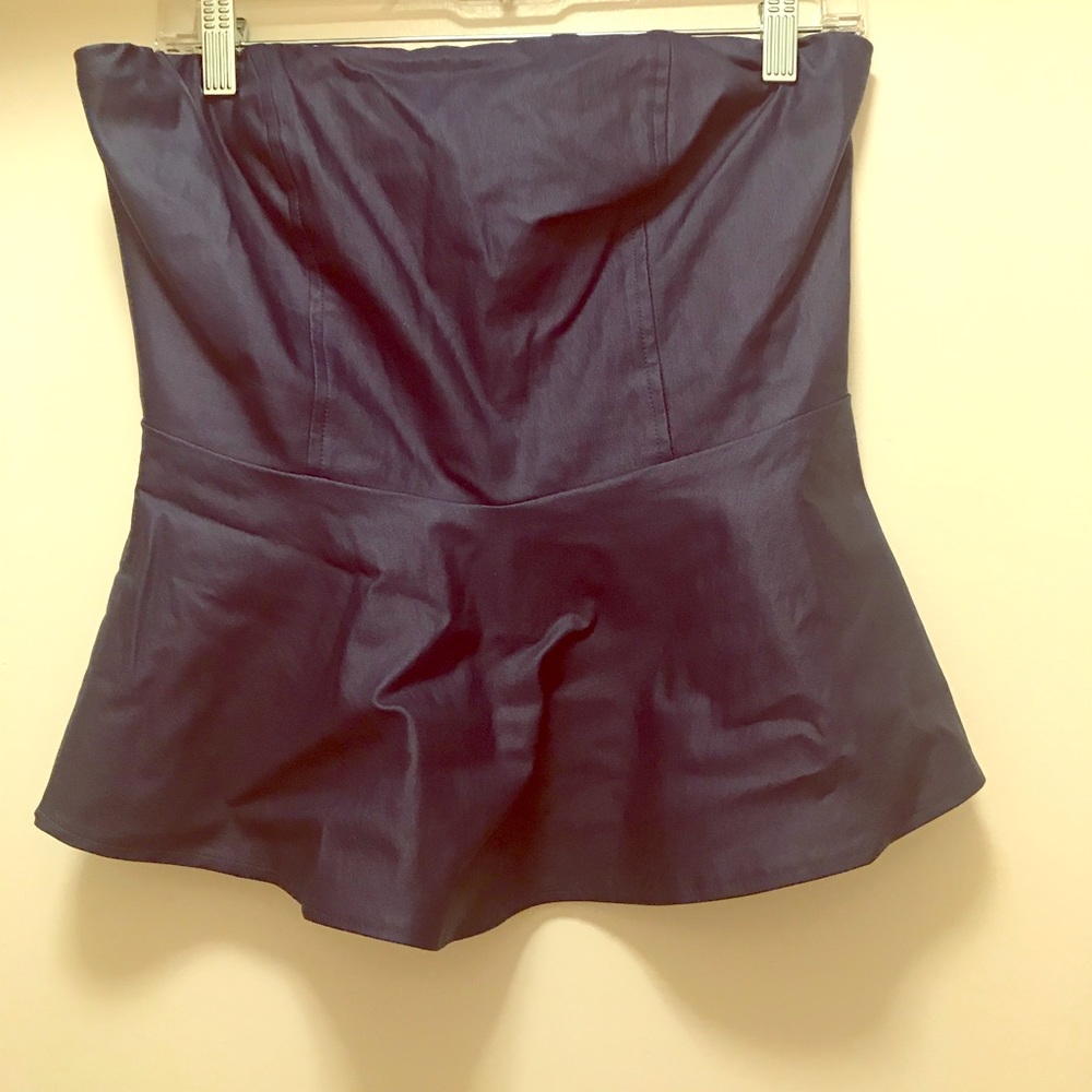 Forever 21+ peplum tube top